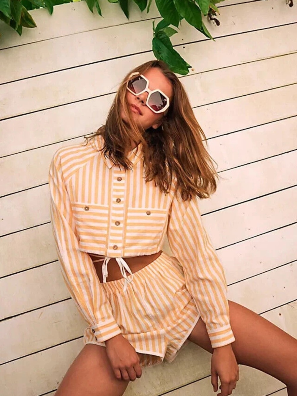 Free People Freddie Stripe Crop